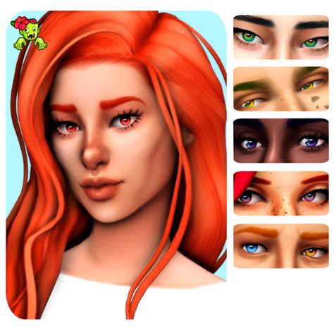 Sims 4 Maxis Match Eye Colors Cloud Hot Girl