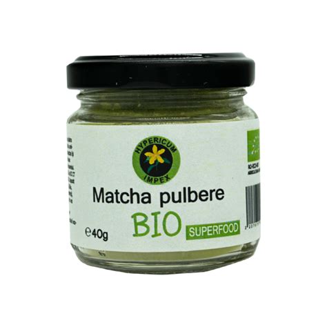 Matcha Pulbere 40 Gr Hypericum Plant