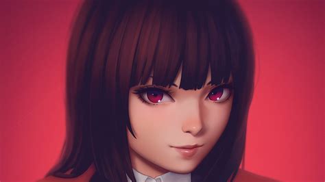 2560x1440 Kakegurui Jabami Yumeko Anime Girl 1440p Resolution Wallpaper