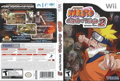 Naruto Clash Of Ninja Revolution 2 Nintendo Wii Complete Vg
