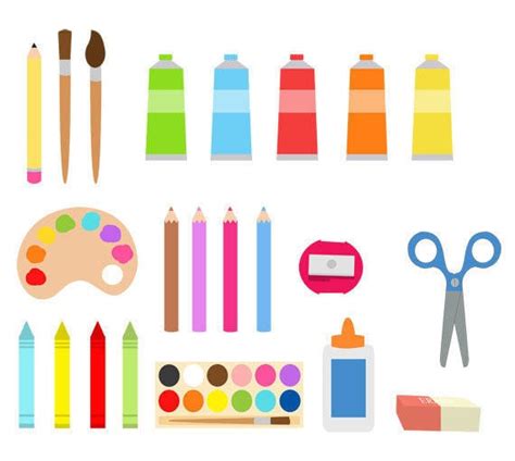 Art Supplies Clipart Art Class Clip Art Clipart For Teachers