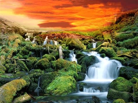 Animated Waterfall Moving Backgrounds