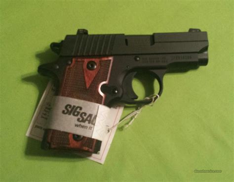 Sig Sauer P238 380acp 6rd Blkrosewood Night Si For Sale
