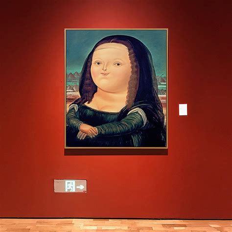 Fernando Botero Mona Lisa Foto Herunterladen  Etsyde
