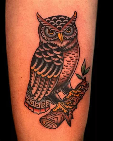 10 Best Traditional Owl Tattoo Ideas You Have To See To Believe