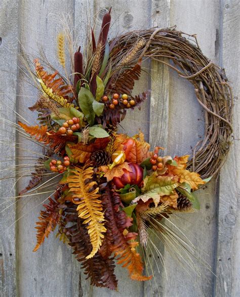 Fall Wreaths Autumn Woodland Wreath Designer Decor