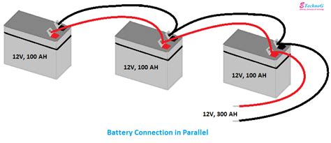 Battery Connection Diagram In Series And Parallel Etechnog