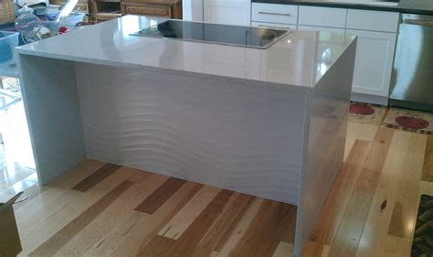 This backer helps make installation easier; Kitchen Backsplash - Wave Panel Tile - Contemporary ...