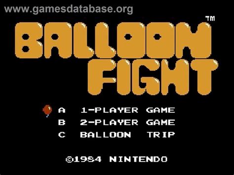 Balloon Fight Nintendo Nes Games Database