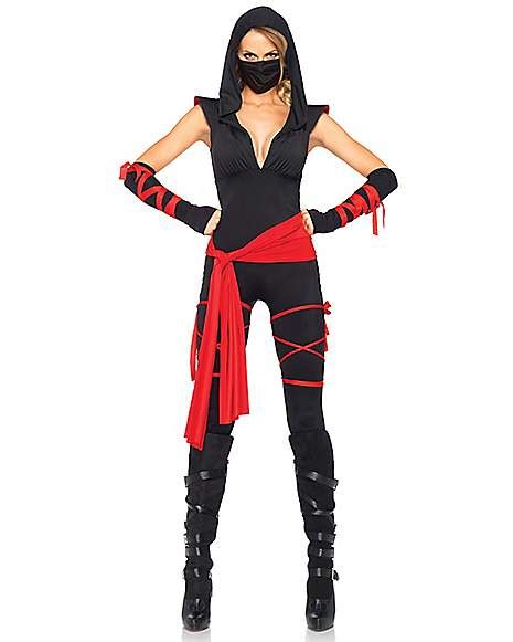 Adult Deadly Ninja Jumpsuit Costume