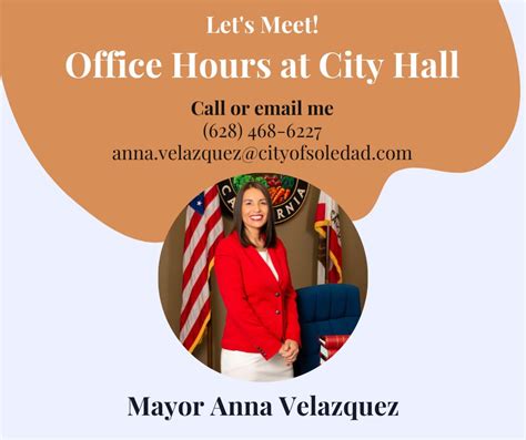 Soledad California On Twitter Mayor Anna Velazquez Will Be Hosting