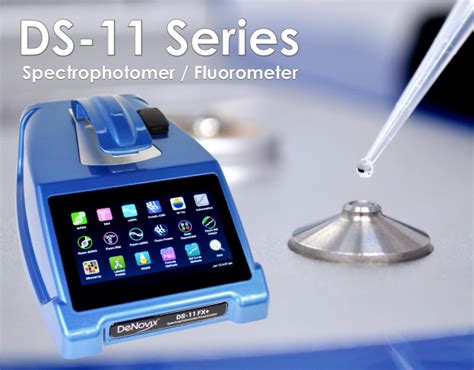 Denovix Ds 11 Series Nano Volume Uv Vis Spectrophotometers Resources