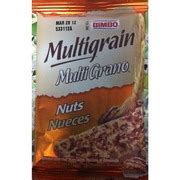 Bimbo Multigrain Bars With Nuts Calories Nutrition Analysis More