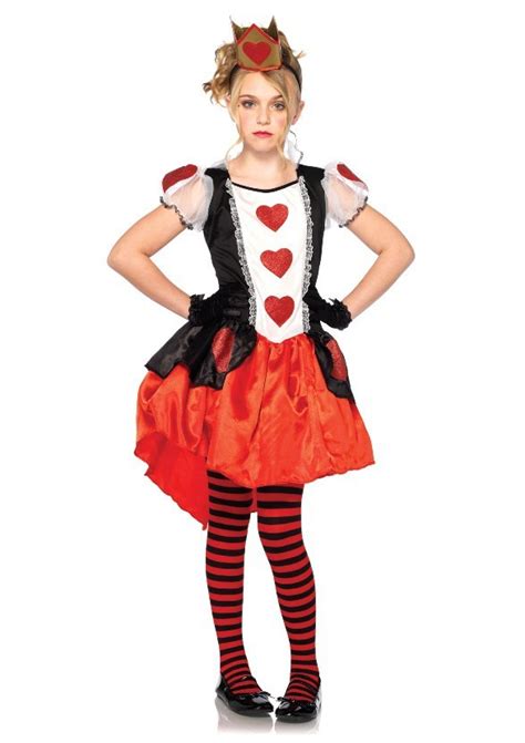 Wonderland Queen Tween Girls Costume