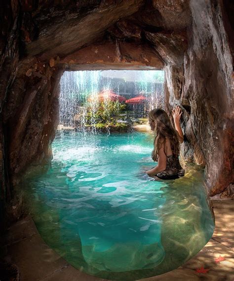 Water Caves Grotto Custom Pool Caves Water Cave Dream Pools Pool