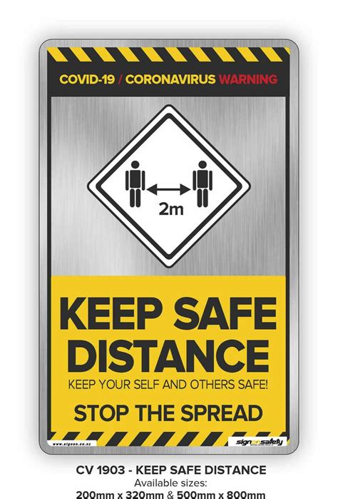 Covid 19 Keep Safe Distance Store