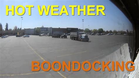 If you're researching camper vans, you should also research boondocking! Getting Hot In The RV | Boondocking - YouTube