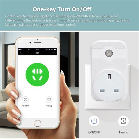Swa1 Wireless Remote Control Smart Socket Plug Outlet ...