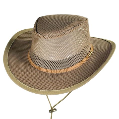 Stetson Mesh Covered Soaker Safari Hat Sun Protection