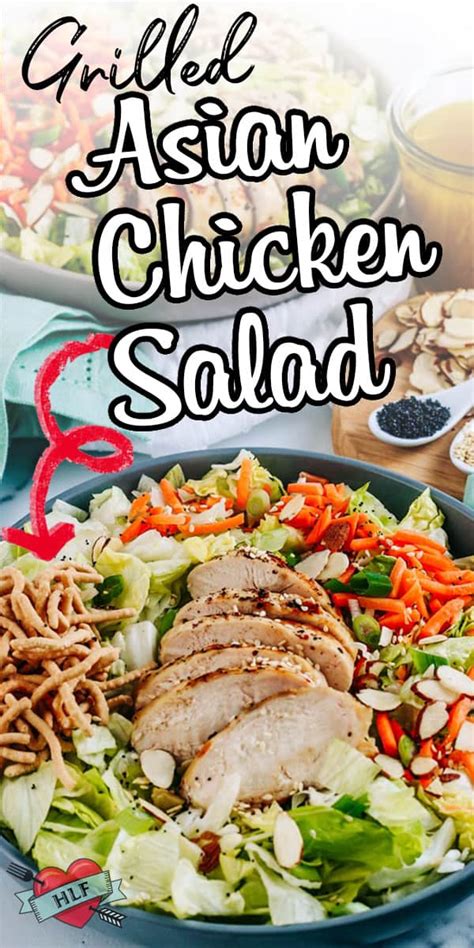 (water chestnuts are also chunky and crunchy! Grilled Asian Chicken Salad: Perfect for meal prep, dinner, or work lunches!