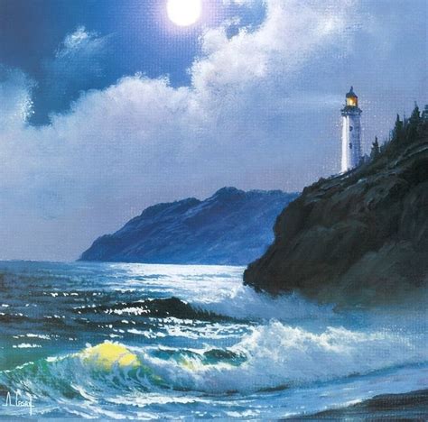 Картины Энтони Кесея Картины с океаном Пейзажи Рисунки пейзажей