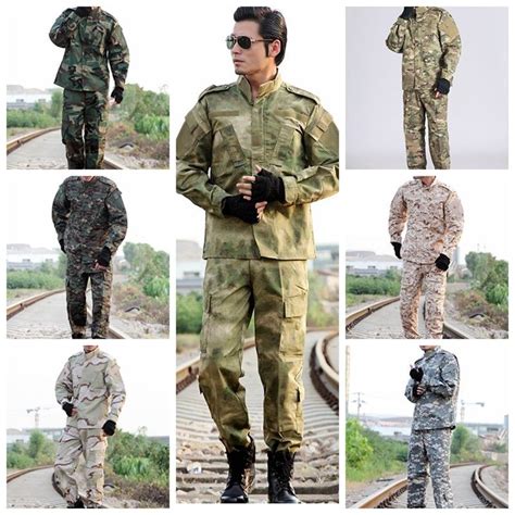 Army Tactical Camo Uniform Us Special Forces Ripstop Military Uniform Set In Trainning