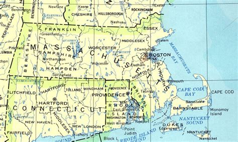 Massachusetts Base Map