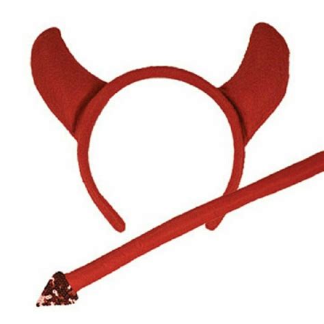 All About Holidays Deluxe Red Devil Costume Accessory Kit Horn