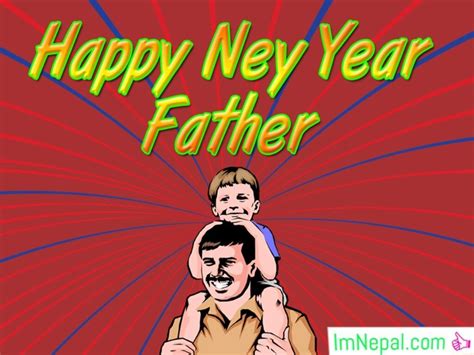 Happy New Year 2077 Wishes For Father Messages Sms For Dad