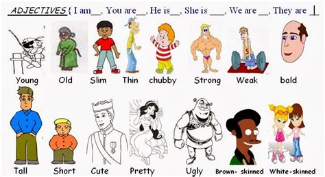 English For The World Adjectives Physical Appearance