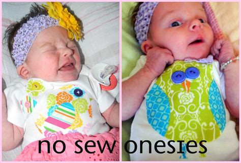 Diy No Sew Baby Onesie Tutorial Our Thrifty Ideas