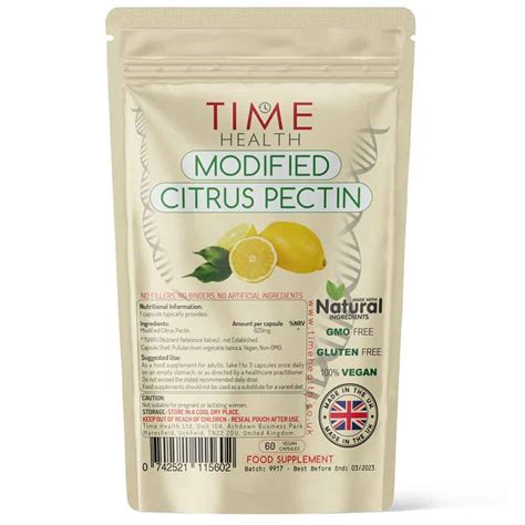 Modified Citrus Pectin Mcp Naturally Derived From Lemon Peel