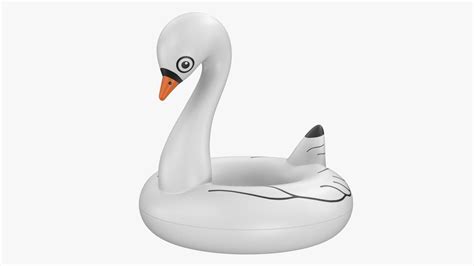 Swan Pool Float Swim Ring 3d Model Cgtrader