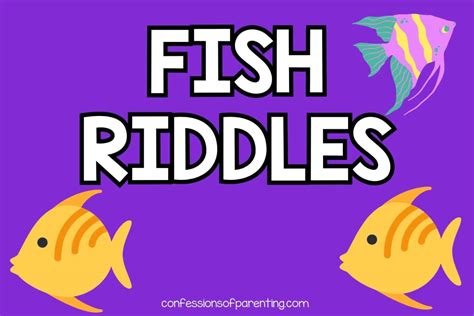 110 Best Fish Riddles That Will Reel You In