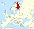La finlande localisation sur une carte du monde la carte du Monde ...