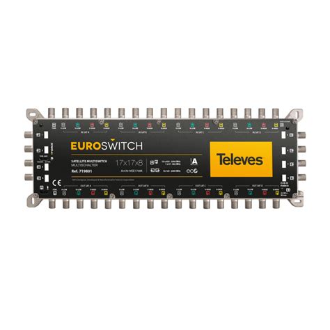 Euroswitch 17 Inputs 8 Outputs Televes 0720548999