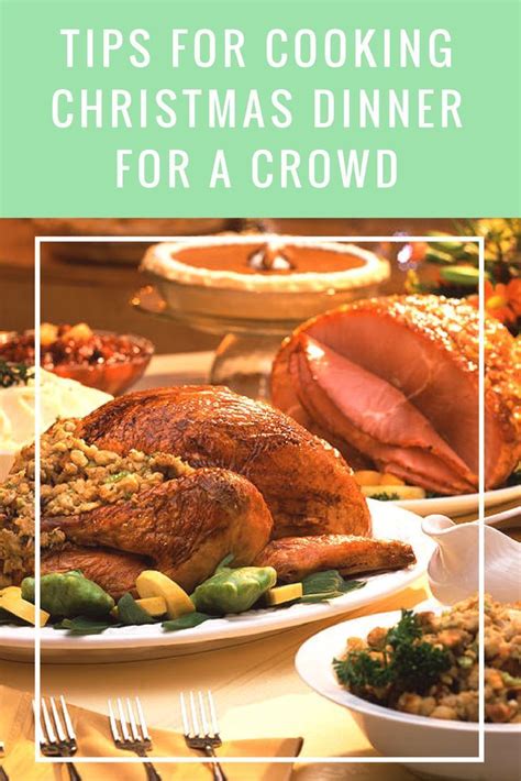We have plenty of festive menu ideas to please everyone. 19 and Counting: Tips for Cooking Christmas Dinner for a Crowd | Dinner, Christmas dinner for a ...