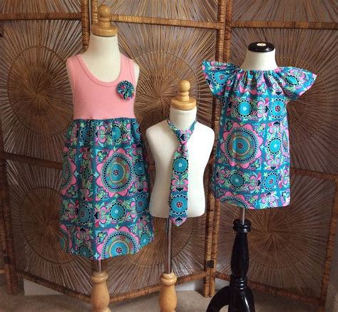 Brother Sister Set Flutter Sleeve Dress Or Tank Dress With Matching