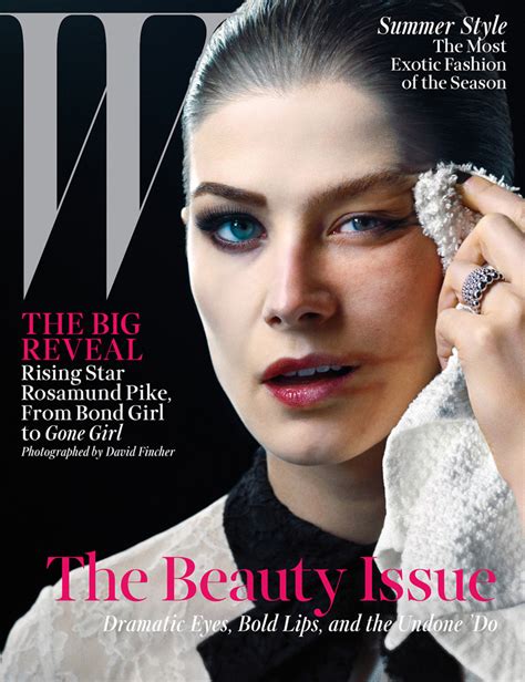 Rosamund Pike For W Magazine Beauty Issue