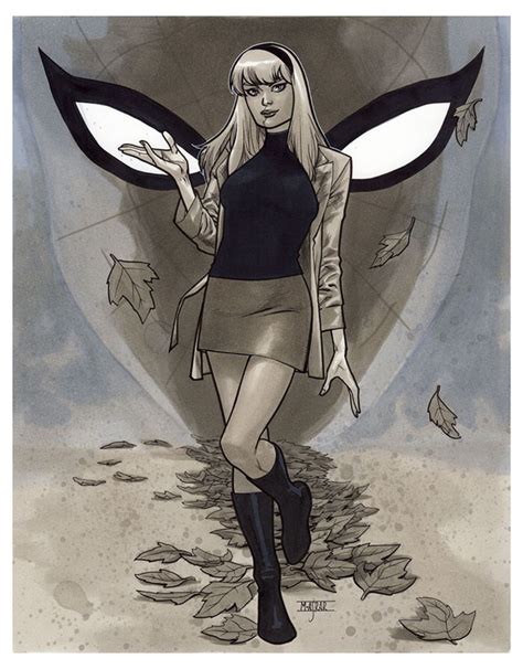 Creative Differences Gwen Stacy Comic Superhero Art Spider Girl