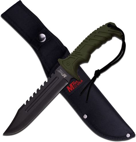Mtech Usa Fixed Blade Knife Black Stainless Steel