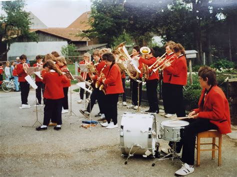 05.Juni 1987: erstes Ständchen - Musikverein Thaining