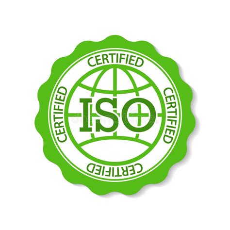 Iso Stamp Icon Of Certified Standard And Accredited 9001 Badge