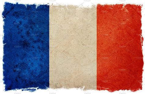 Vintage Design French Flag Abstract Stock Photos ~ Creative Market