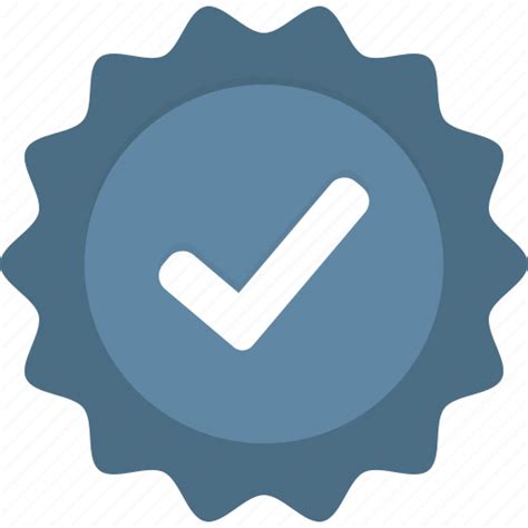 Badge Blue Check Verified Icon