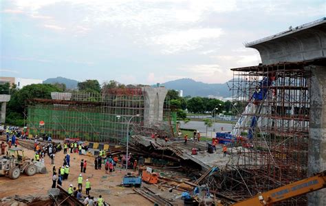 The ship's last known speed was 13.5 knots at 7. Bridge collapsed | Penang second bridge construction ...