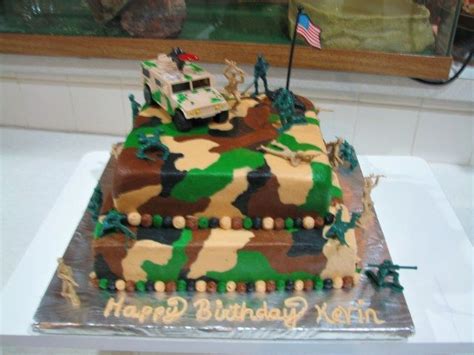 After much deliberation i decided on cupcakes. 32+ Excellent Picture of Army Birthday Cakes | Army ...