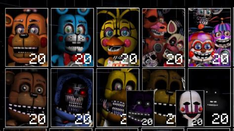 Ultimate Custom Night Glamrock Animatronics Fnaf Sister Location