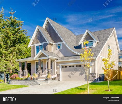 Luxury House Sunny Day Image And Photo Free Trial Bigstock