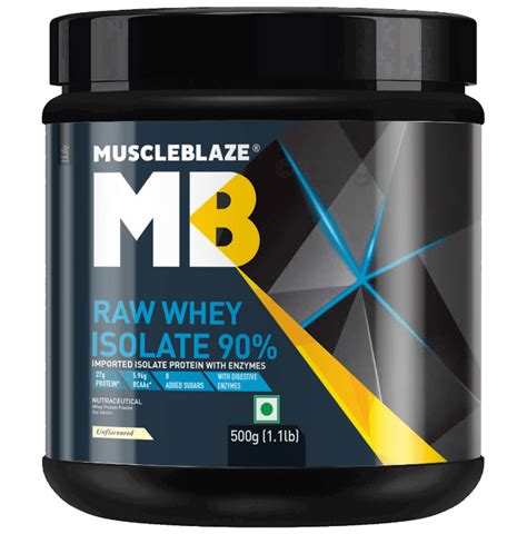 Muscleblaze Raw Whey Protein Isolate With Digestive Enzymes And Bcaas